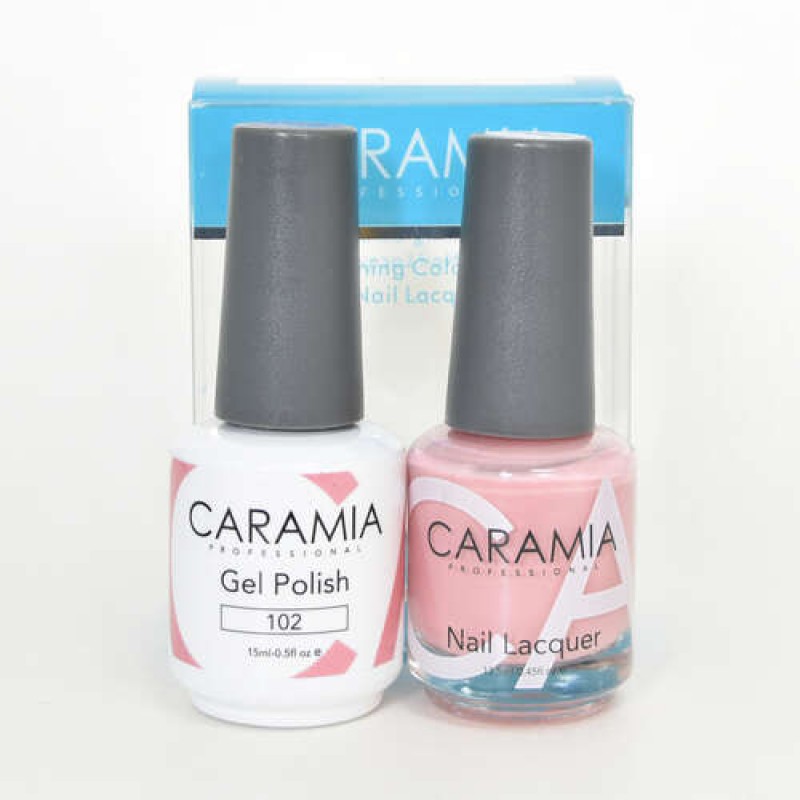 #102 Caramia Gel Polish & Nail Lacquer 0.5oz